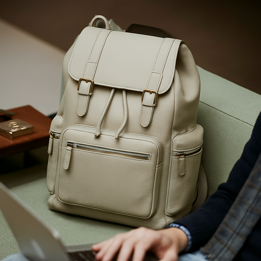 APCO Collection – Premium Leather Backpack