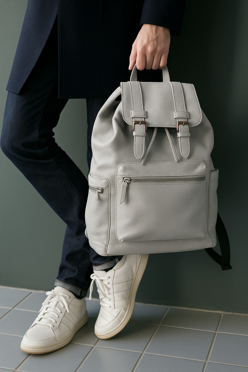 APCO Collection – Premium Leather Backpack